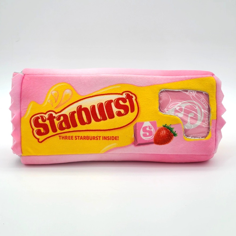 Plush STARBURST Pack & 3 Candies 16" I Scream Stuffed Toy NM Strawberry
